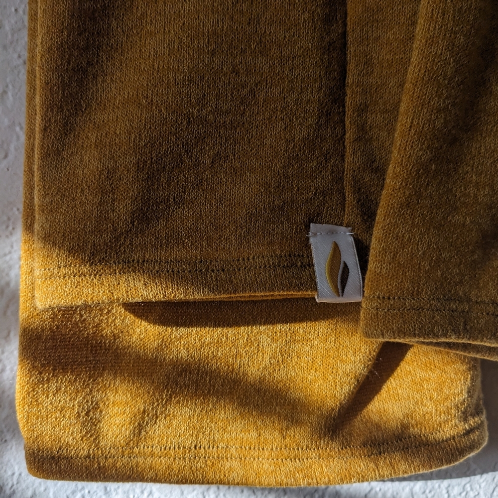 Rubia Wear mustard leg warmers full length
